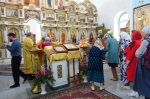 Архиерейская Литургия в Троицком соборе в Ордынке в день празднования иконы Божией Матери «Владимировская»
