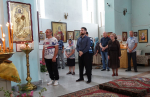 Архиерейская Литургия в Троицком соборе в Ордынке в день празднования иконы Божией Матери «Владимировская»