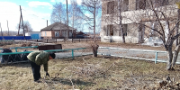 Весенние субботники прошли в территориальных подразделениях Карасукского округа - Карасукский район