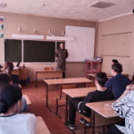 В образовательных учреждениях территориальных подразделений прошли встречи с выпускниками — участниками СВО