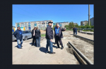 В Карасуке оценили старт благоустройства пешеходной зоны у стадиона «Локомотив»