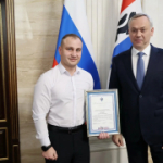 Глава округа принял участие в заседании Президиума, на котором был награжден ветеран СВО Дмитрий Величко
