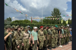 В лагере «Лесная поляна» состоялось торжественное открытие областных профильных смен «Кадетское братство» и «Азбука туризма»