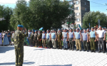 Сегодня в Карасуке торжественно отметили День Воздушно‑десантных войск